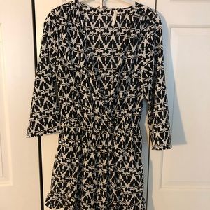 Black and White Ruffle Romper 🌼